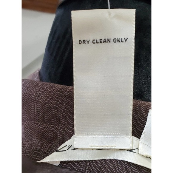 Max Studio Brown Polyester Single Breasted Two Buttons Fitted Blazer 10 NWT $198 - Picture 10 of 12